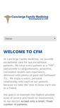 Mobile Screenshot of conciergefamilymedicine.com
